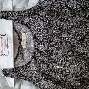 Small Patterned Faded Glory Tank Top